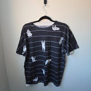 Threadless Sublimated Sloth tee